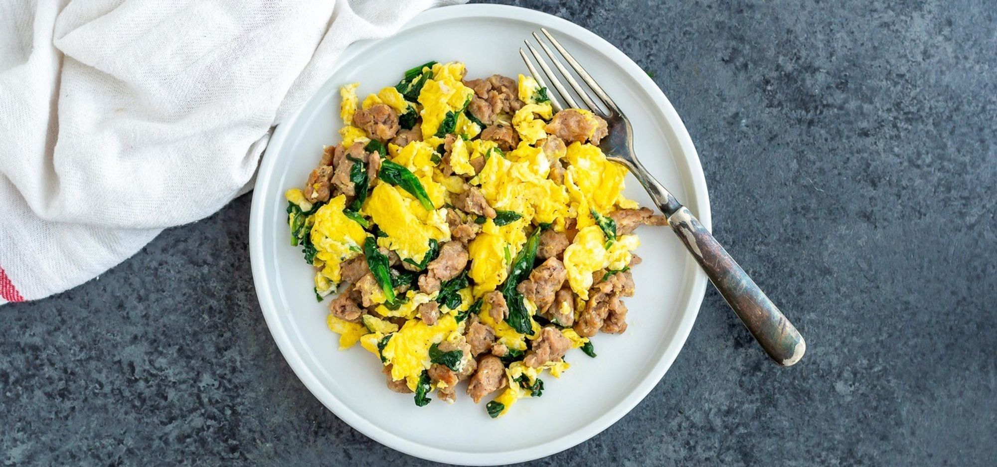 Turkey Sausage Scramble