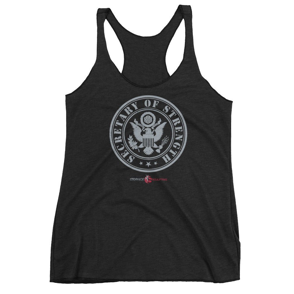 SECRETARY OF STRENGTH Women&#39;s Racerback Tank